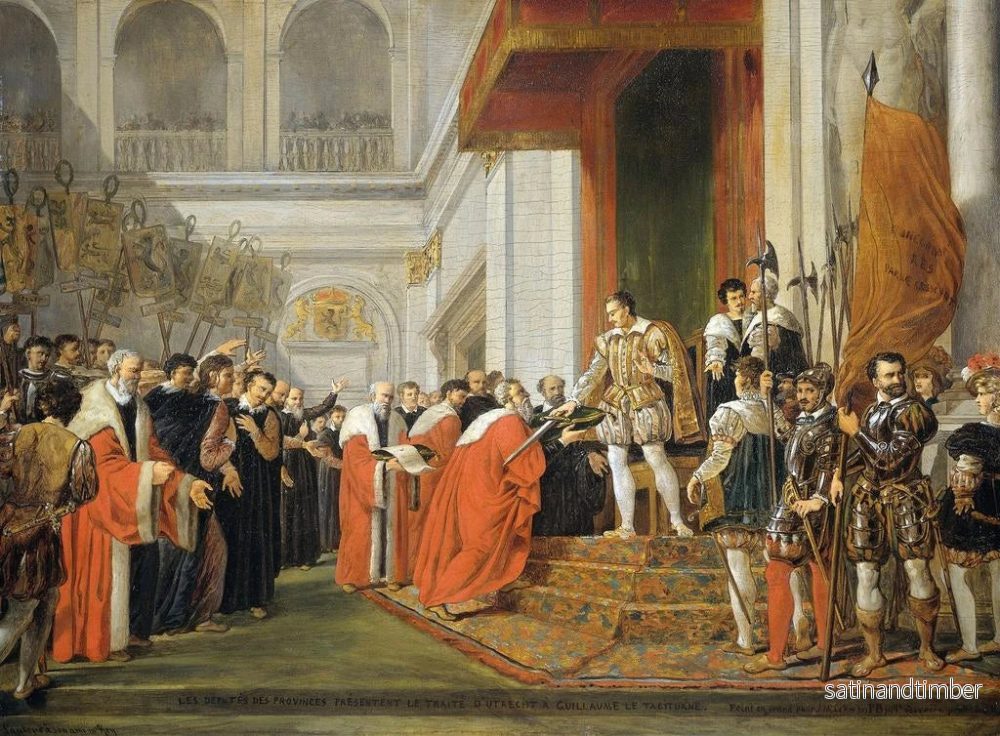 Reproduktion av målningen L'Union d'Utrecht - Joseph Denis Odevaere - Bild 2
