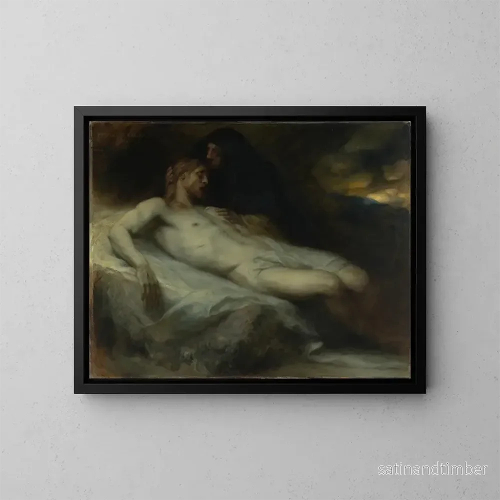 Reproduktion av målningen Lamentation du Christ - Ferdinand Keller