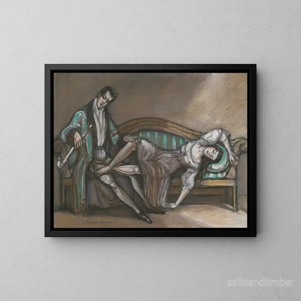 Reproduktion av målningen Amants - Sergey Yurievich Sudeikin