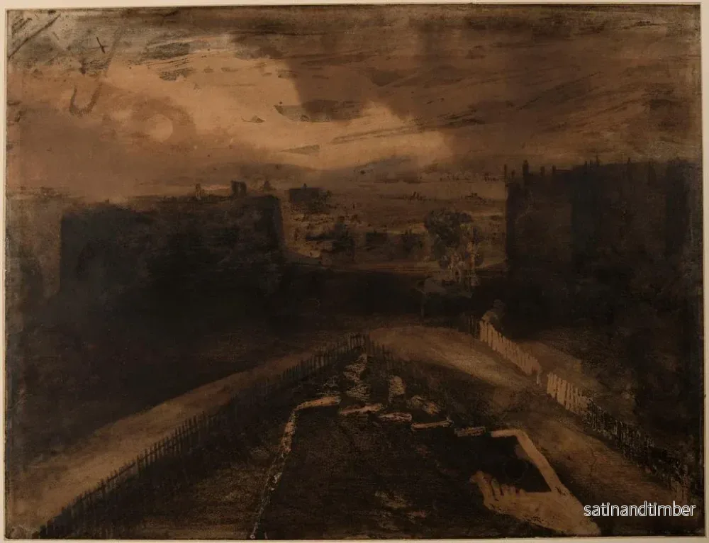Reproduktion av målningen Vue de Paris - Victor Hugo - Bild 2