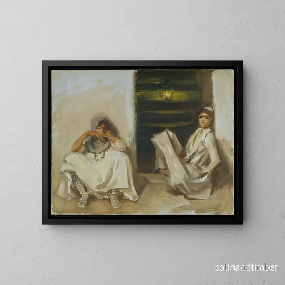 Reproduktion av målningen Två arabiska kvinnor – John Singer Sargent Reproduktion av målningen Två arabiska kvinnor – John Singer Sargent