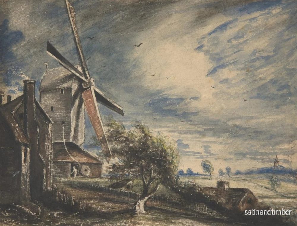 Reproduktion av tavlan En kvarn nära Colchester - John Constable - Bild 2