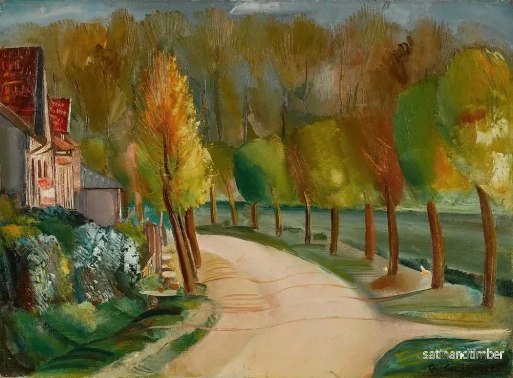 Reproduktion av målningen Rivage - Boris Grigoriev - Bild 2