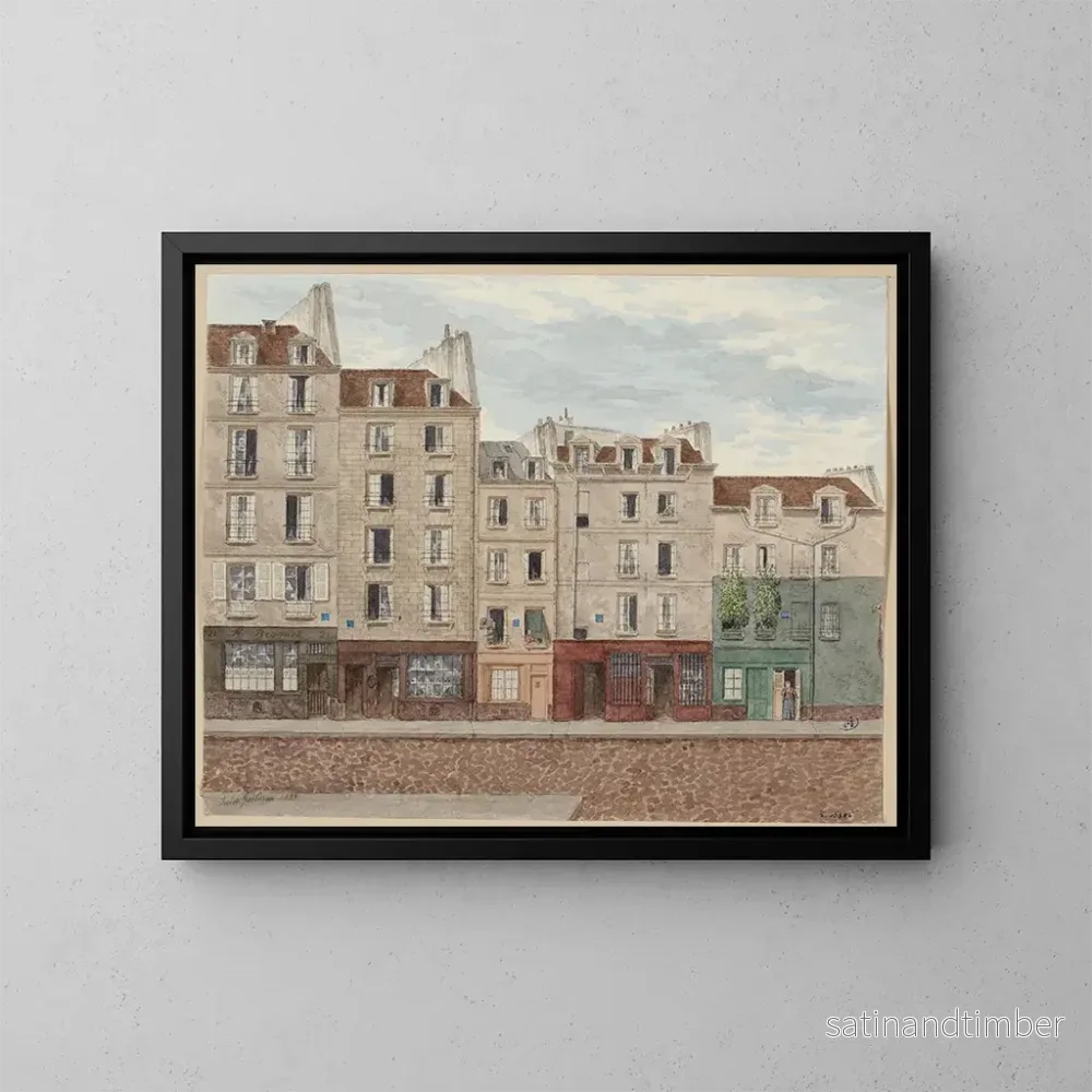 Reproduktion av målningen Rue des Filles Dieu, N° 21-29, nuvarande rue d’Alexandrie, sedan 1897, 2:a arrondissementen – Jules Gaildrau Reproduktion av målningen Rue des Filles Dieu, N° 21-29, nuvarande rue d’Alexandrie, sedan 1897, 2:a arrondissementen – Jules Gaildrau