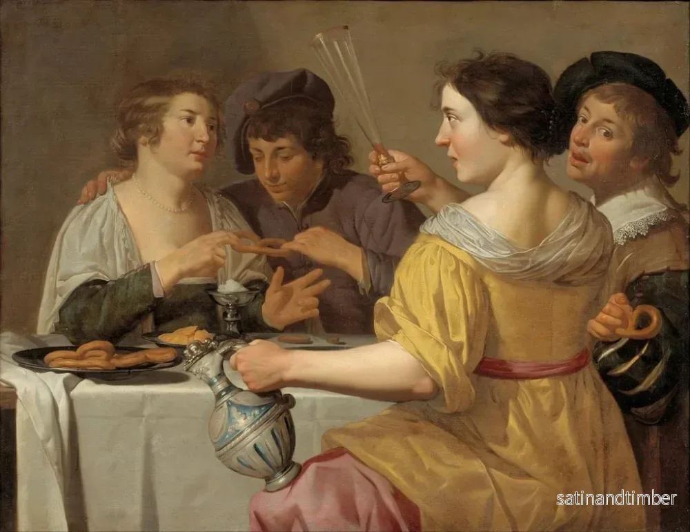 Reproduktion av målningen Tirage du bretzel - Jan van Bijlert - Bild 2