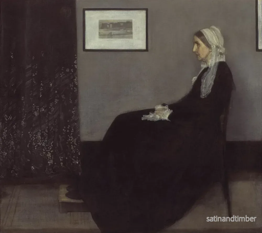 Reproduktion av målningen av konstnärens mor - James Abbott McNeill Whistler - Bild 2
