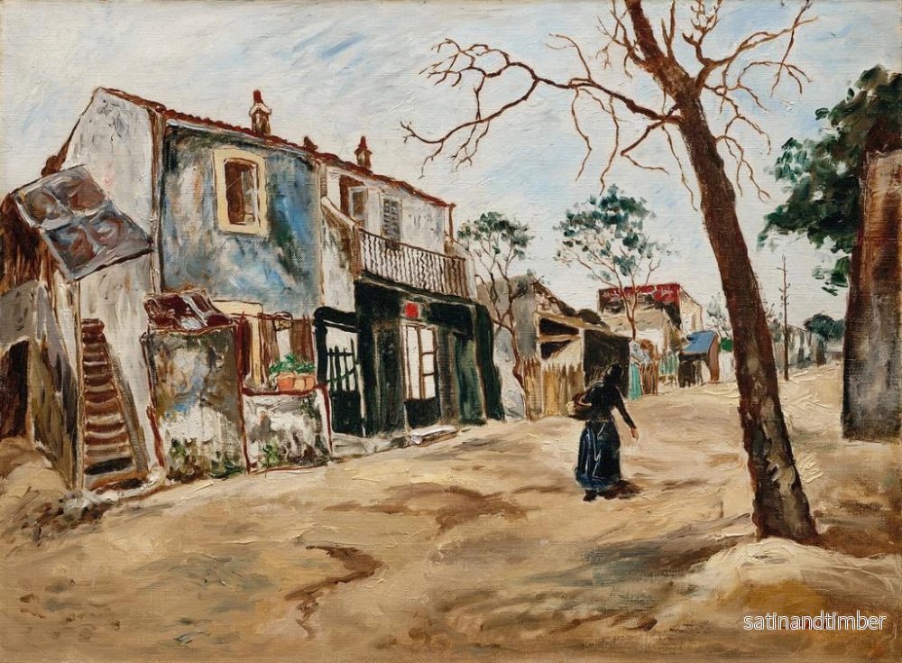 Reproduktion av målningen Rue Saint-Ouen - Marcel Leprin - Bild 2