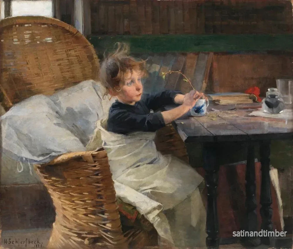 Reproduktion av målningen Le Convalescent - Helene Schjerfbeck - Bild 2