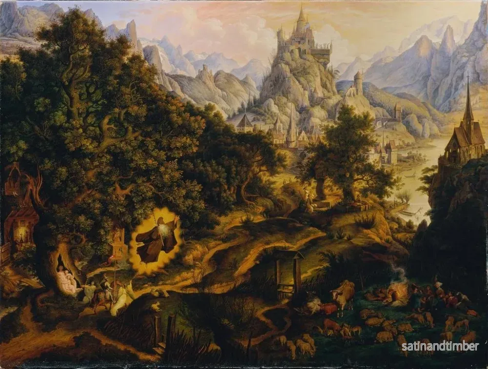 Reproduktion av målningen La légende de Tannhäuser - Karl Russ - Bild 2