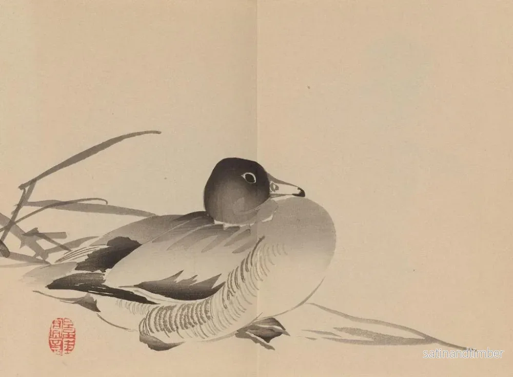 Reproduktion av målningen Keinen shugajō Pl83 - Imao Keinen - Bild 2
