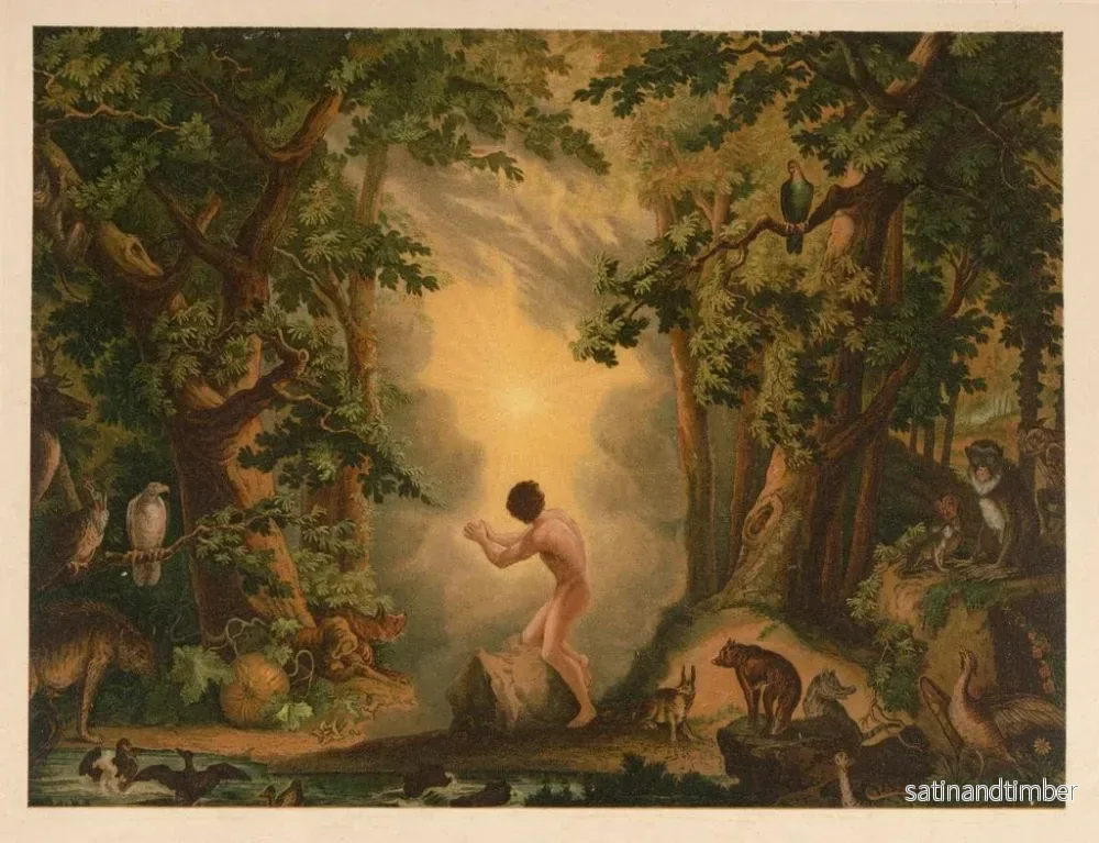 Reproduktion Bibel guldfärgad av klassiker – Jan Ladislaw Skora — plansch 004 - Bild 2
