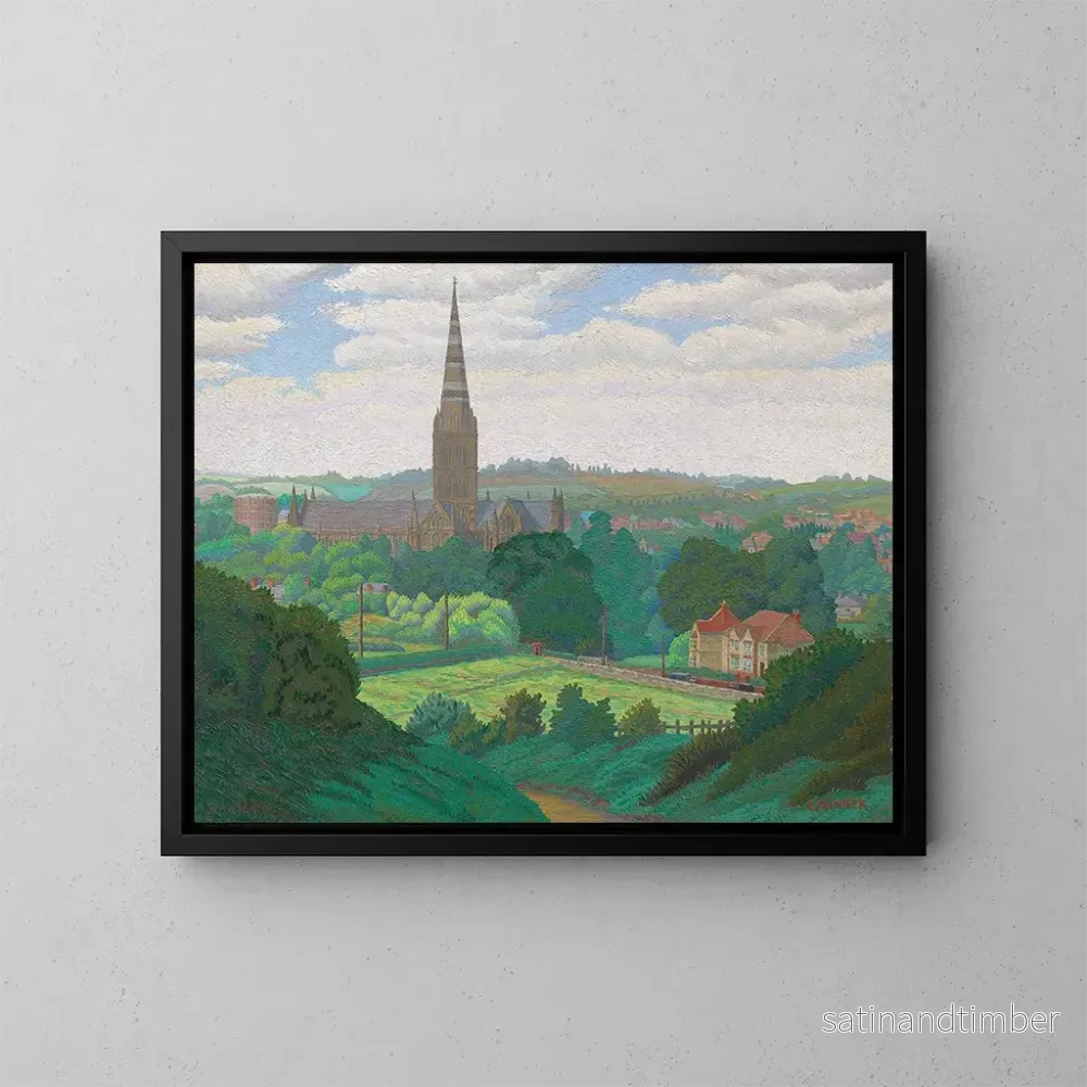 Reproduktion av målningen Salisbury – Charles Ginner Reproduktion av målningen Salisbury – Charles Ginner