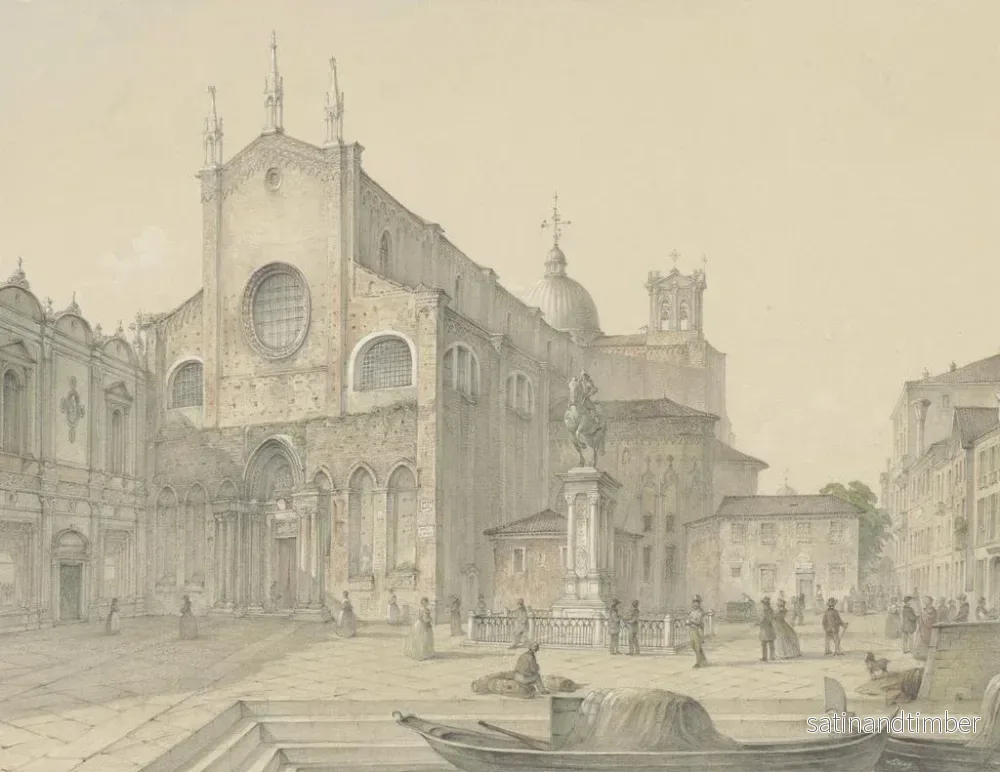 Reproduktion av målningen Venedig i Saint Jean-Paul - Károly Lajos Libay - Bild 2