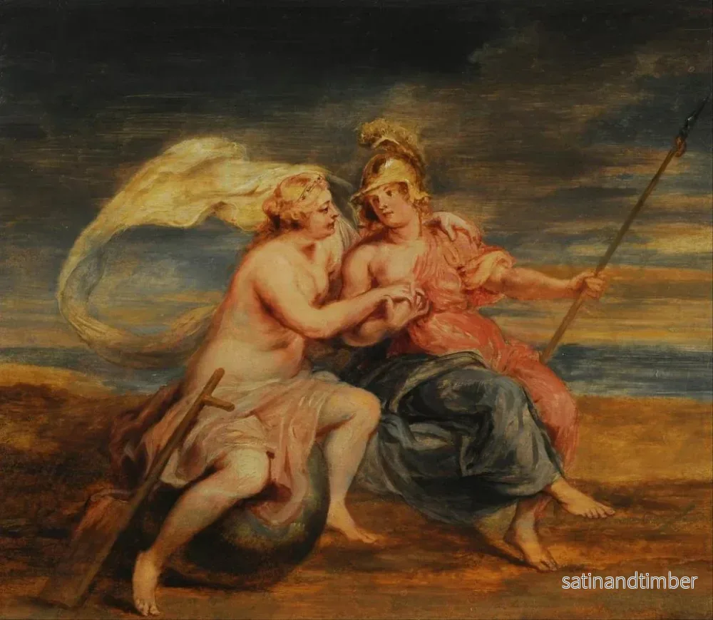 Reproduktion av målningen Allégorie de la Fortune et de la Vertu - Peter Paul Rubens - Bild 2