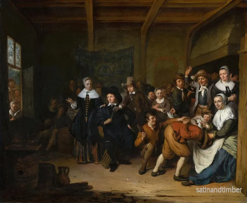 Reproduktion av målningen La hand varm - Cornelis de Man - Bild 2
