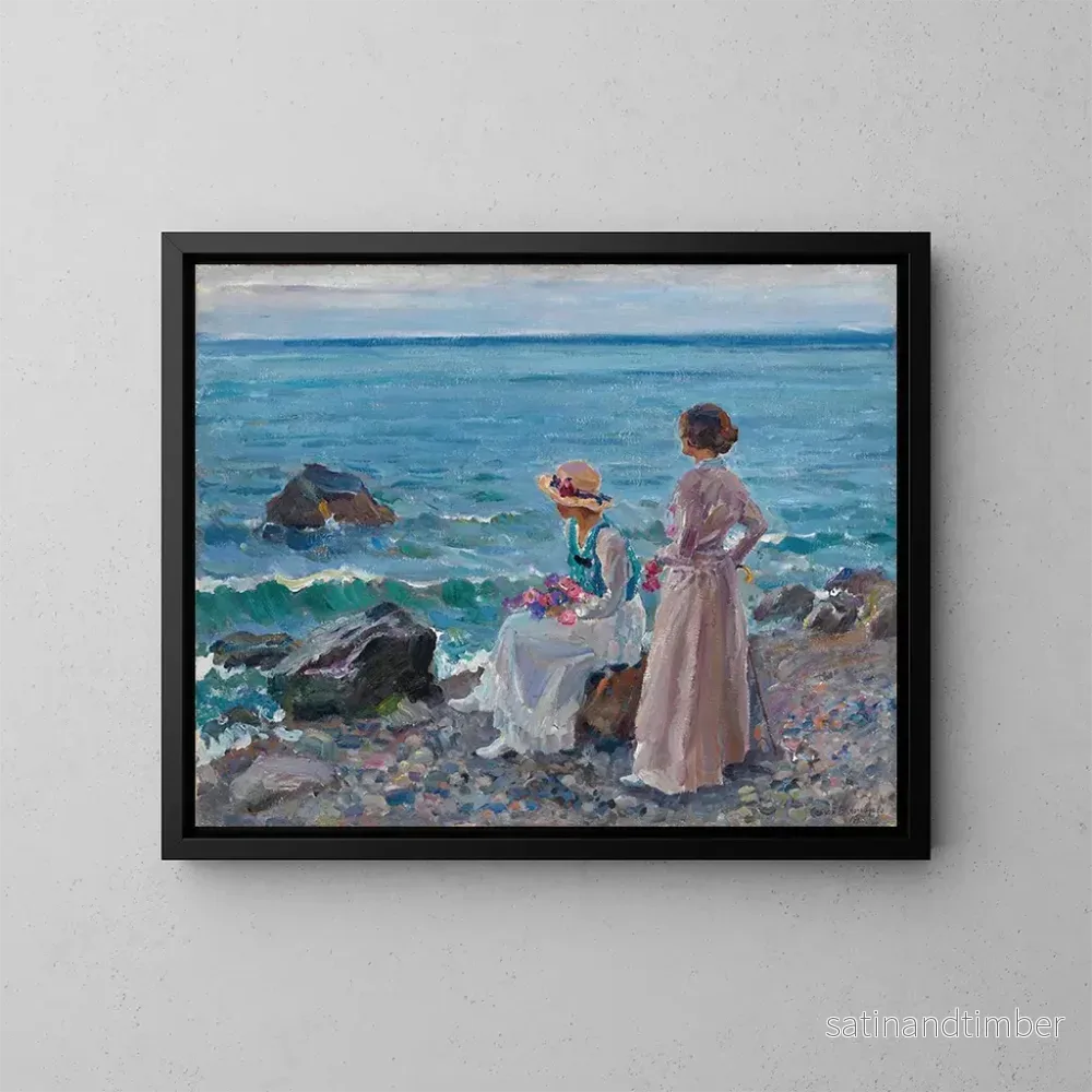 Reproduktion av målningen Kvinnor vid havet - Sergei Arsenevich Vinogradov