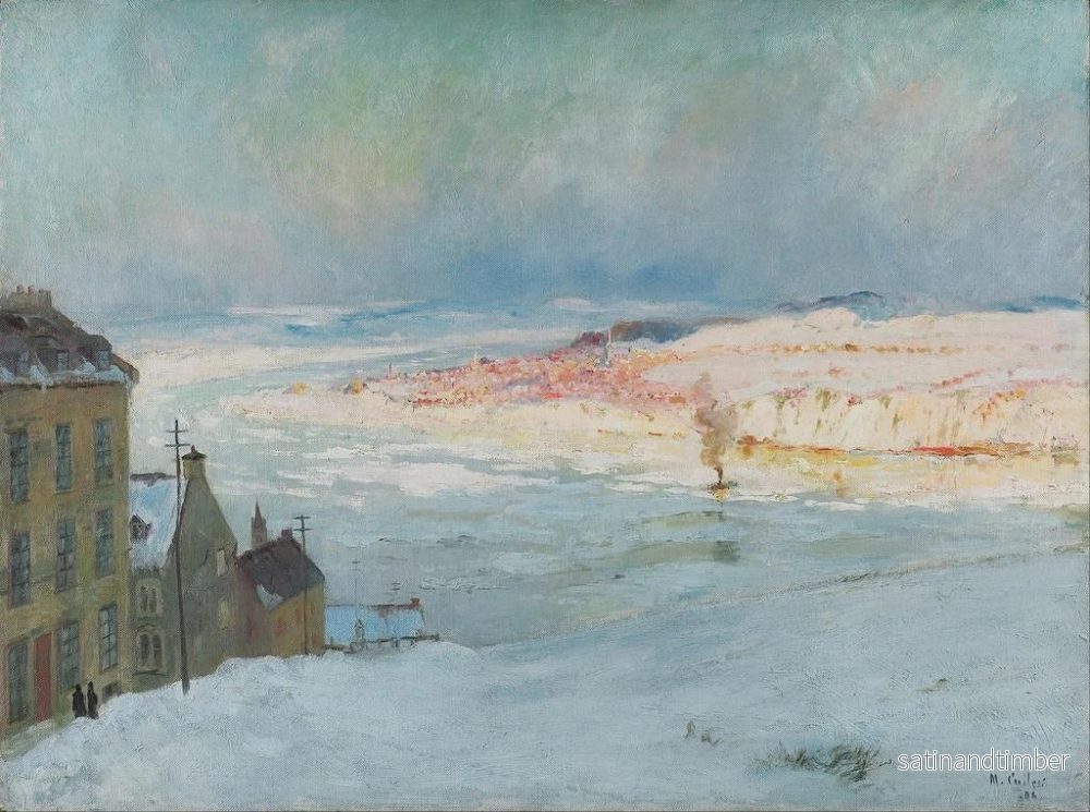 Reproduktion av målningen Lévis du Québec - Maurice Galbraith Cullen - Bild 2