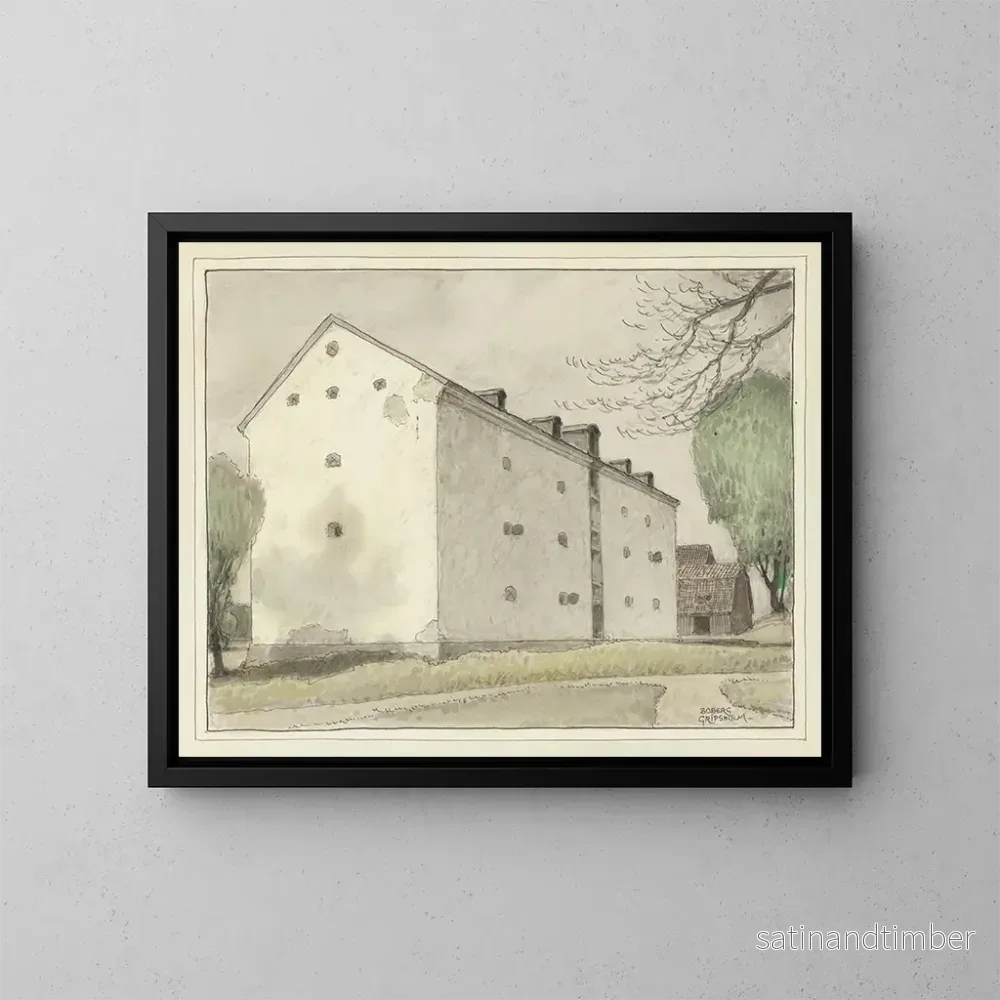 Reproduktion av målningen Gripsholm - Ferdinand Boberg