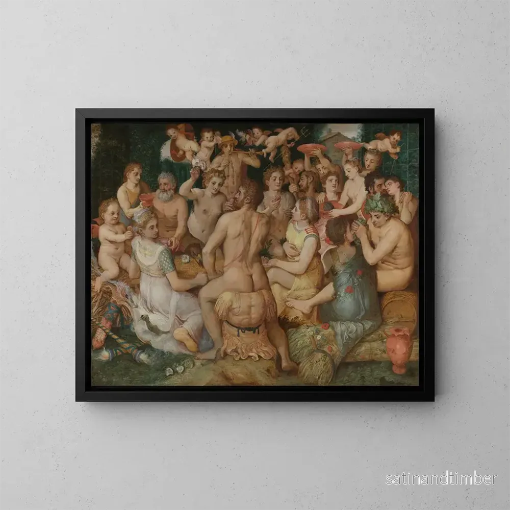 Reproduktion av målningen Banquet des dieux - Frans Floris