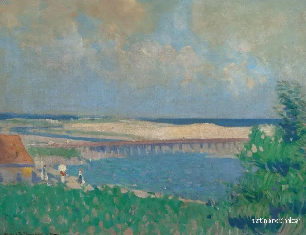 Reproduktion av målningen Strandscen - Leslie Prince Thompson - Bild 2
