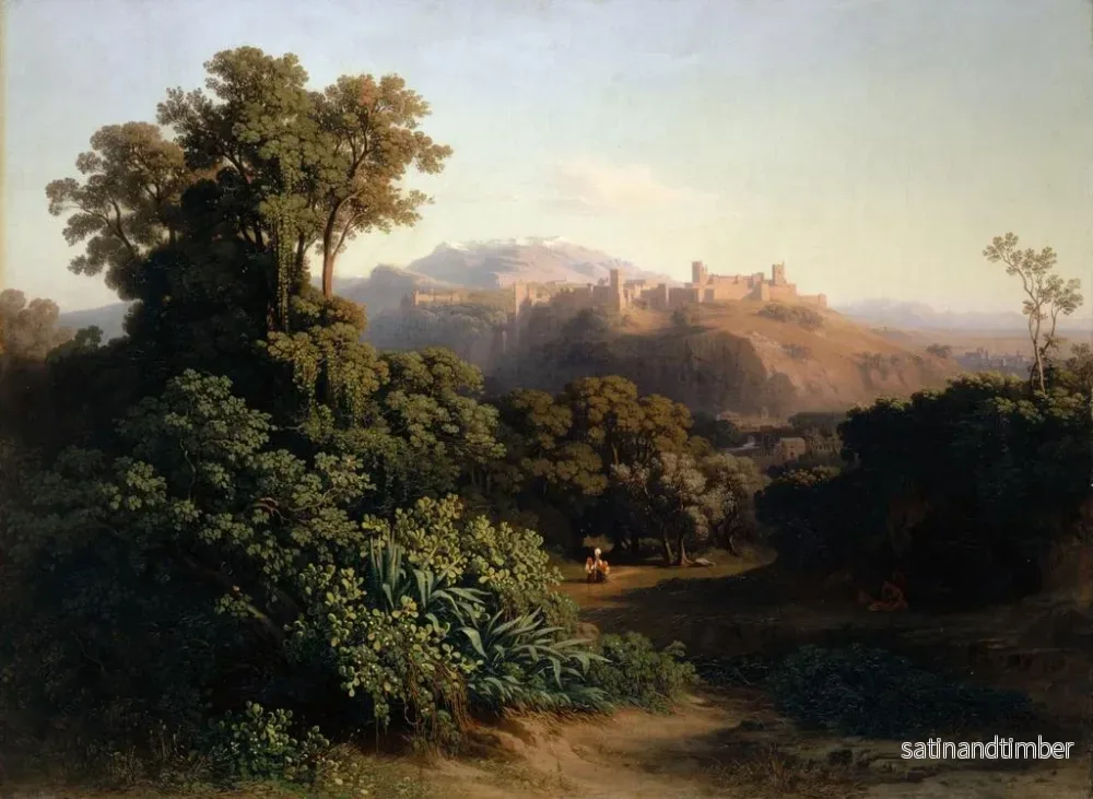 Reproduktion av målningen Landskap nära Grenada - Johann Jakob Frey - Bild 2