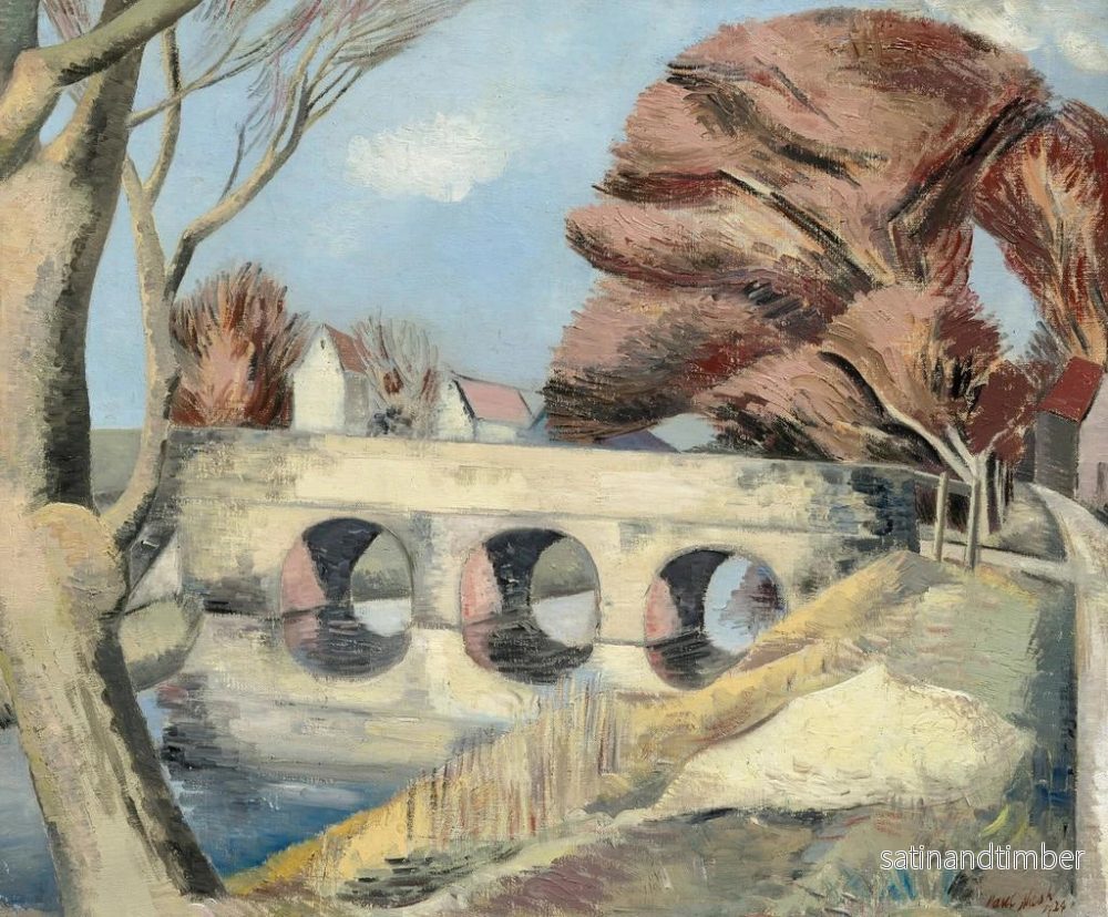 Reproduktion av målningen Le Pont de Romney Marsh - Paul Nash - Bild 2