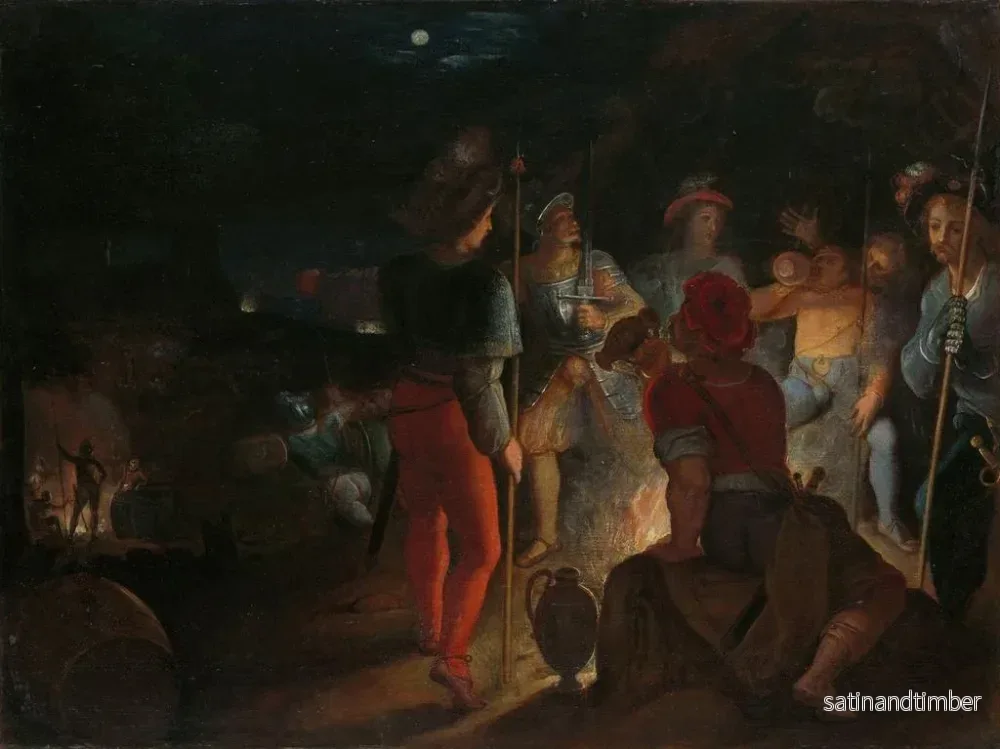 Reproduktion av målningen Les Bataves assiègent les régiments de l'armée romaine à Vetera - Otto van Veen - Bild 2