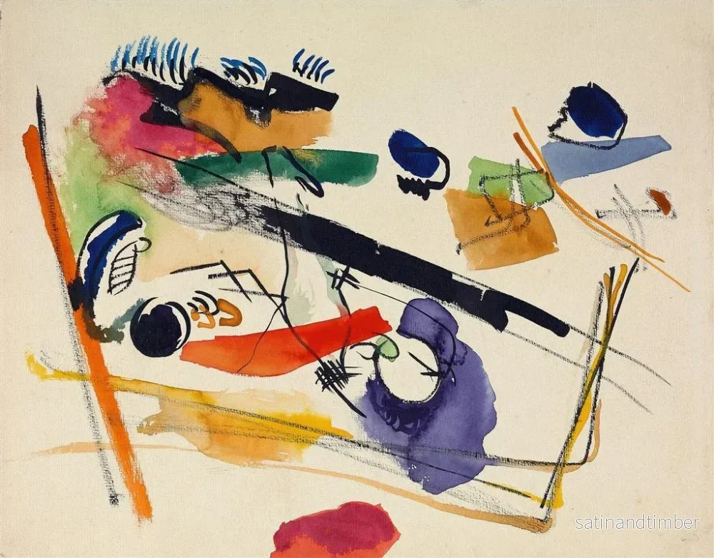 Reproduktion av målningen Oskapat målning - Wassily Kandinsky - Bild 2