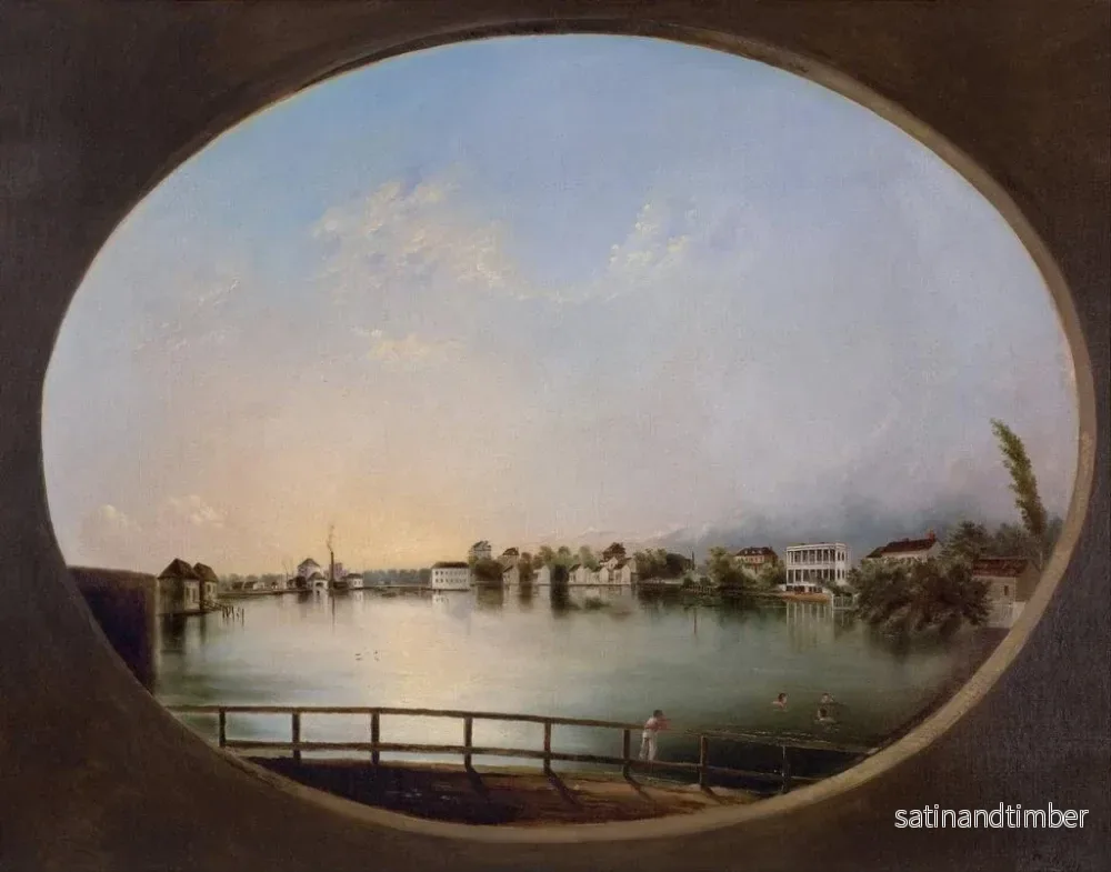 Reproduktion av målningen Vue de Charleston, vue de l'est - Henry Joseph Jackson - Bild 2