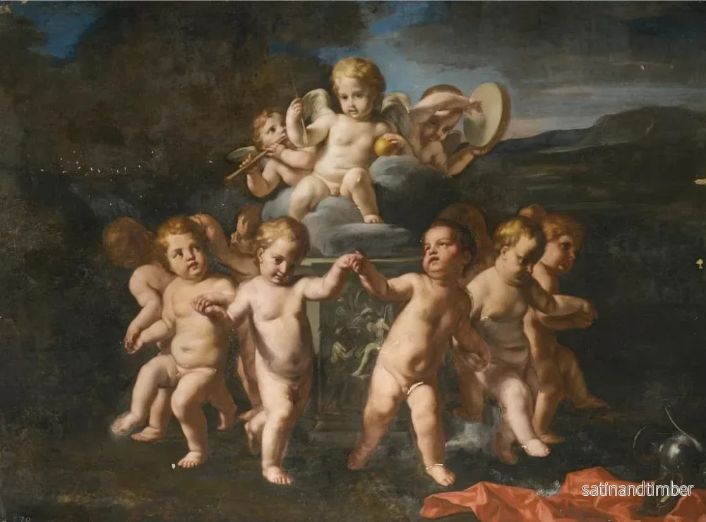 Reproduktion av målningen Le Triomphe de l'Amour - Carlo Cignani - Bild 2