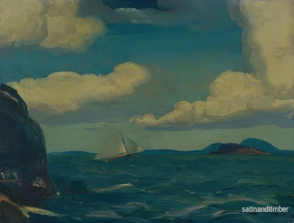 Reproduktion av målningen En frisk bris - George Wesley Bellows - Bild 2