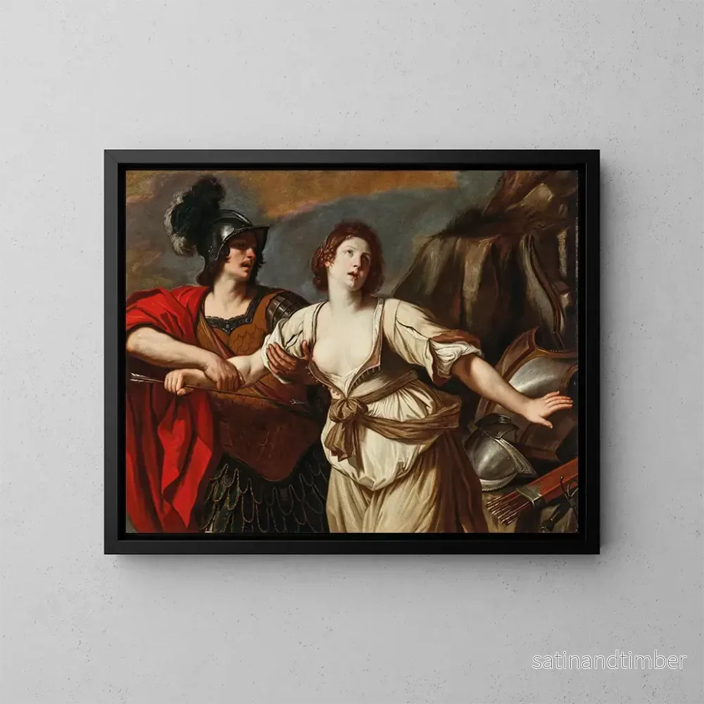 Reproduktion av målningen Rinaldo och Armida - Guercino