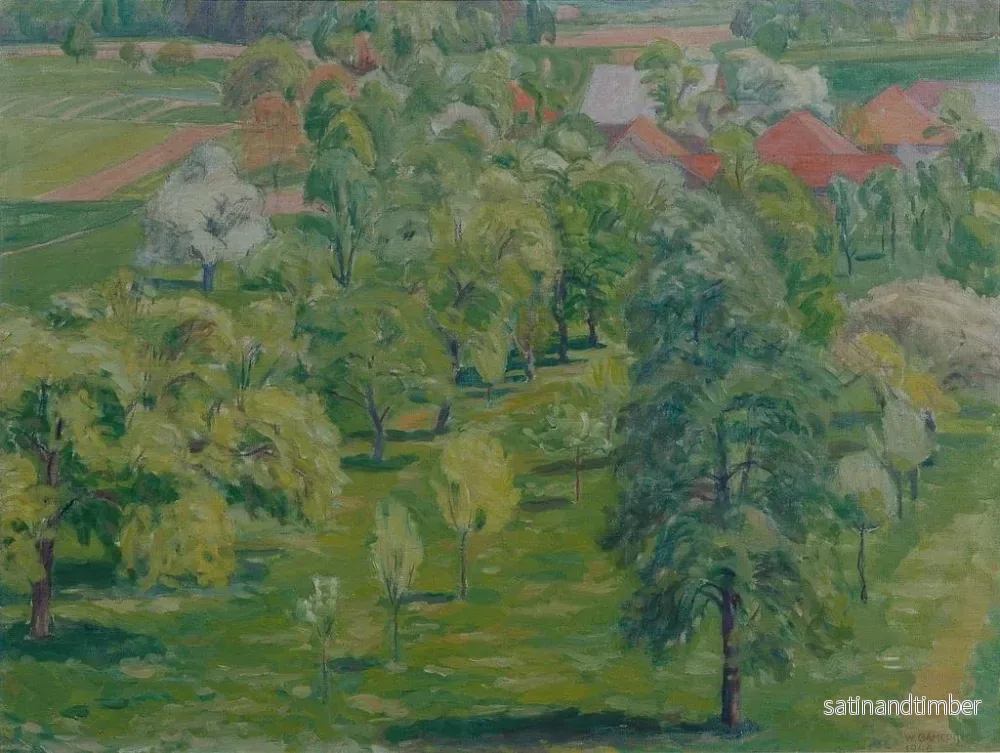 Reproduktion av målningen Vår vid kanten av Attersee - Walther Gamerith - Bild 2