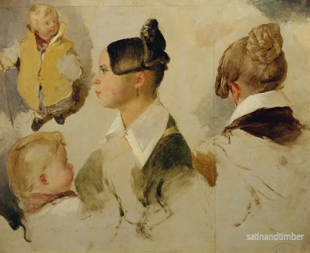 Reproduktion av målningen Studiefigurativa - Peter Fendi - Bild 2