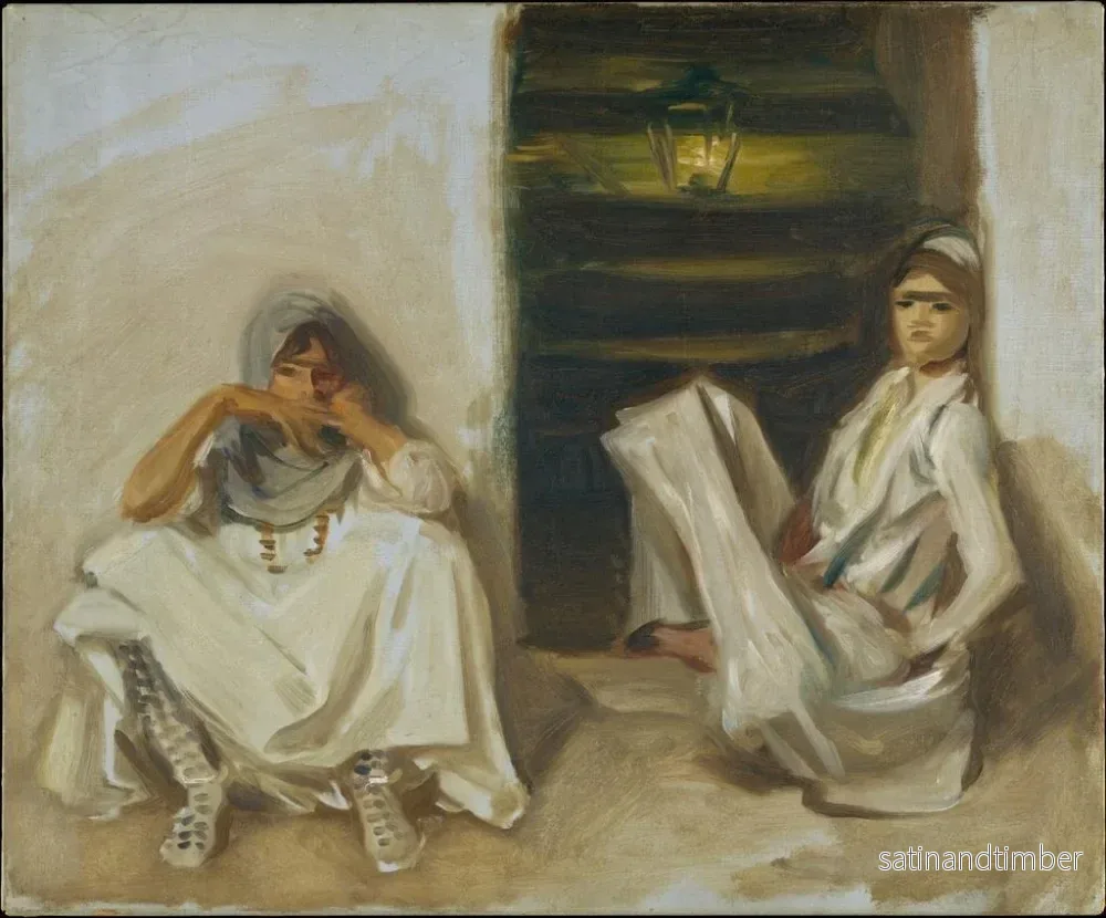 Reproduktion av målningen Två arabiska kvinnor - John Singer Sargent - Bild 2