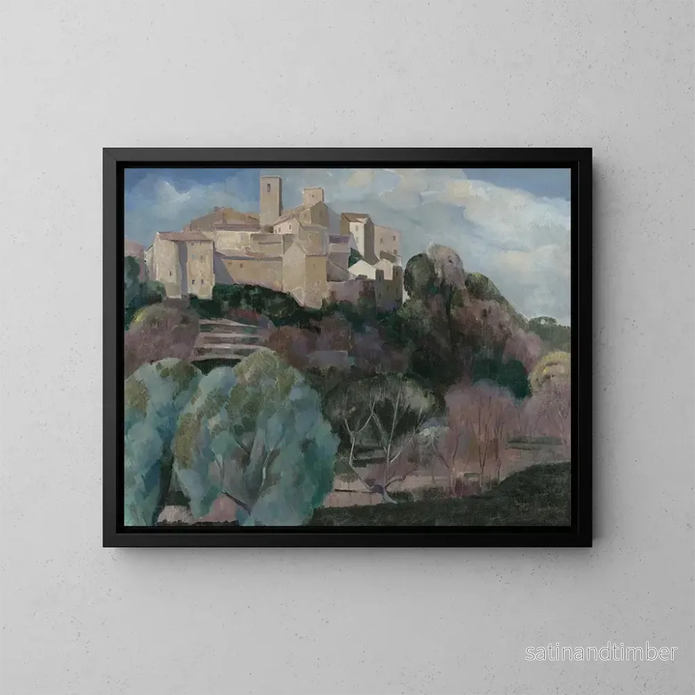 Reproduktion av målningen Landskap i Provence – Ángel Zárraga