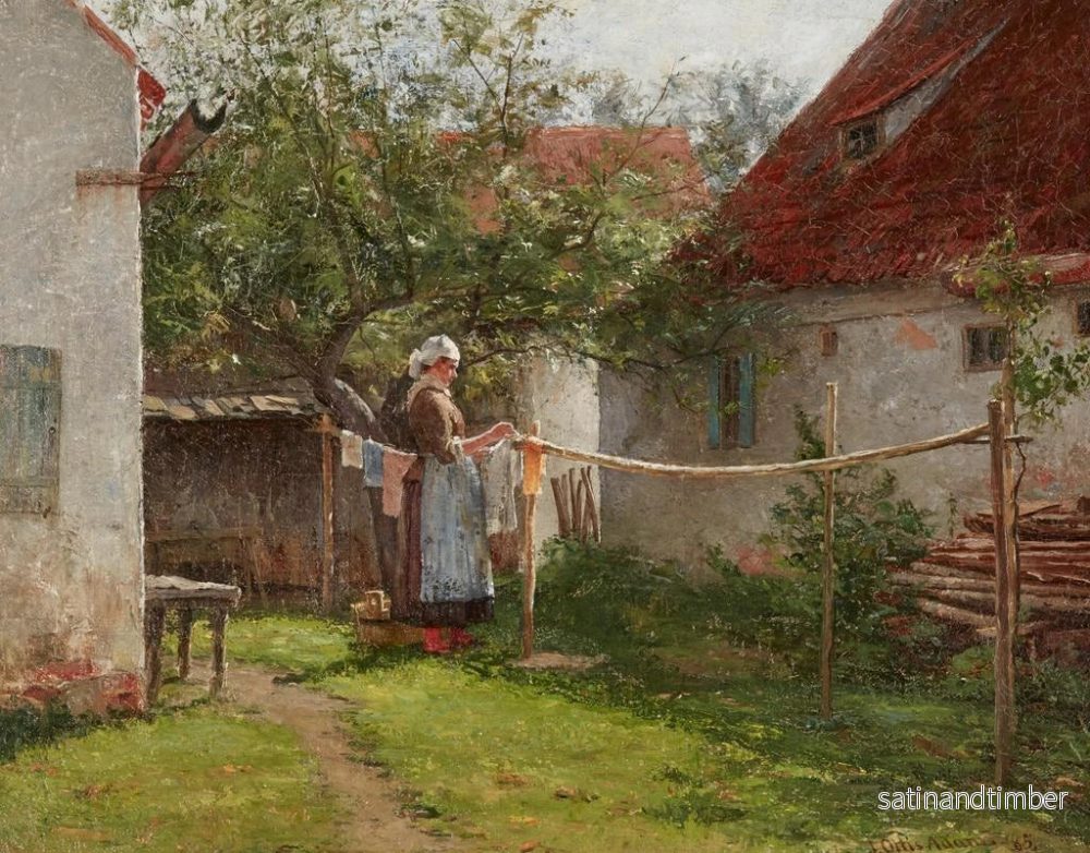 Reproduktion av målningen Vårdag i Bayern - John Ottis Adams - Bild 2