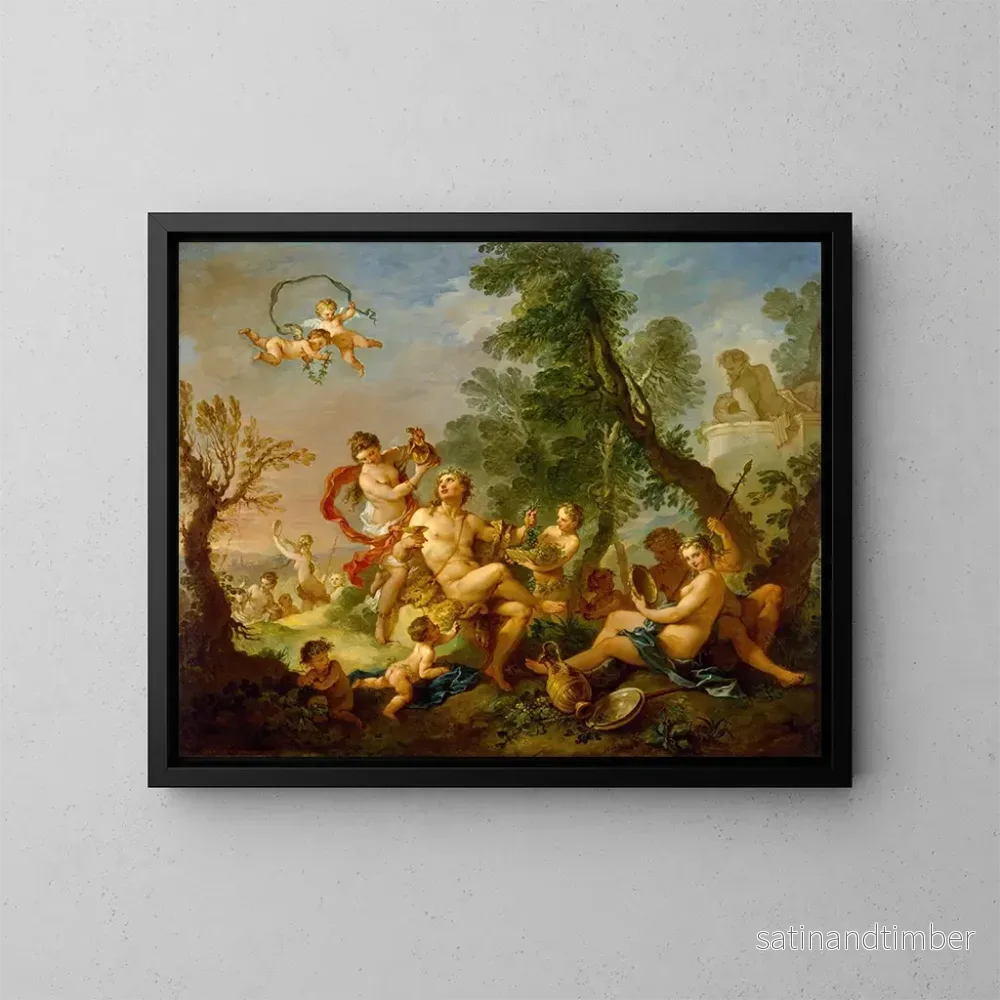 Reproduktion av målningen Bacchanale – Charles-Joseph Natoire Reproduktion av målningen Bacchanale – Charles-Joseph Natoire