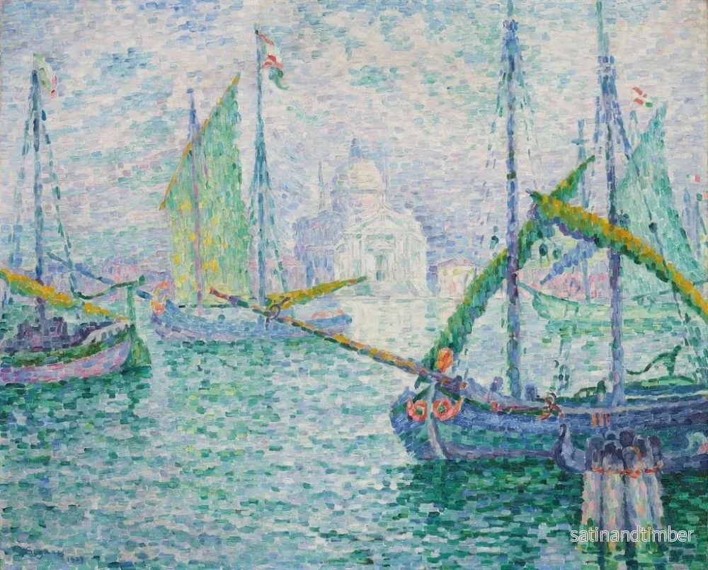 Reproduktion av målningen Venise, le Rédempteur - Paul Signac - Bild 2