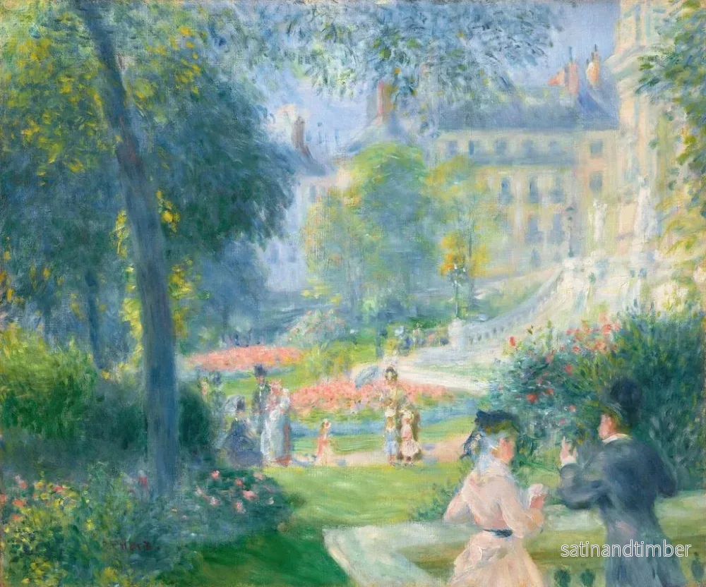 Reproduktion av målningen Square de la Trinité - Pierre-Auguste Renoir - Bild 2