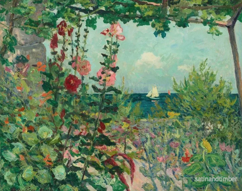 Reproduktion av målningen Blommor nära Belle-Île-en-Mer - Maxime Maufra - Bild 2