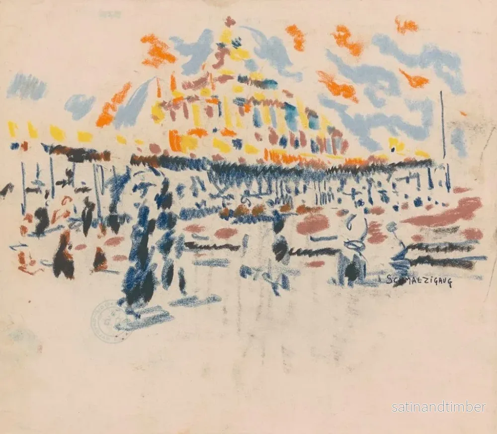 Reproduktion av målningen Scheveningen - Jules Schmalzigaug - Bild 2
