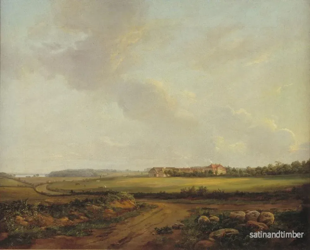 Reproduktion av målningen Vue d'Engelholm à Prst en Zélande - Johan Christian Dahl - Bild 2