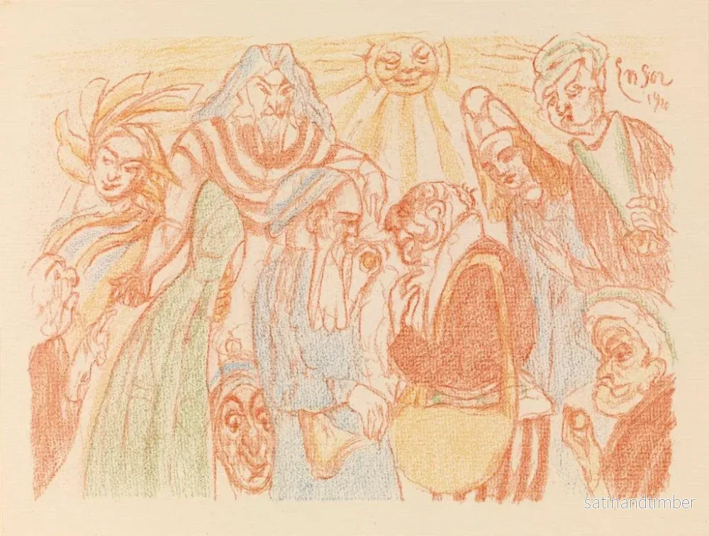 Reproduktion av målningen Denier de César - James Ensor - Bild 2