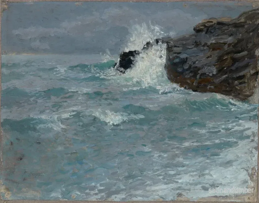 Reproduktion av målningen Rupture de la mer - Franz Xaver Hoch - Bild 2