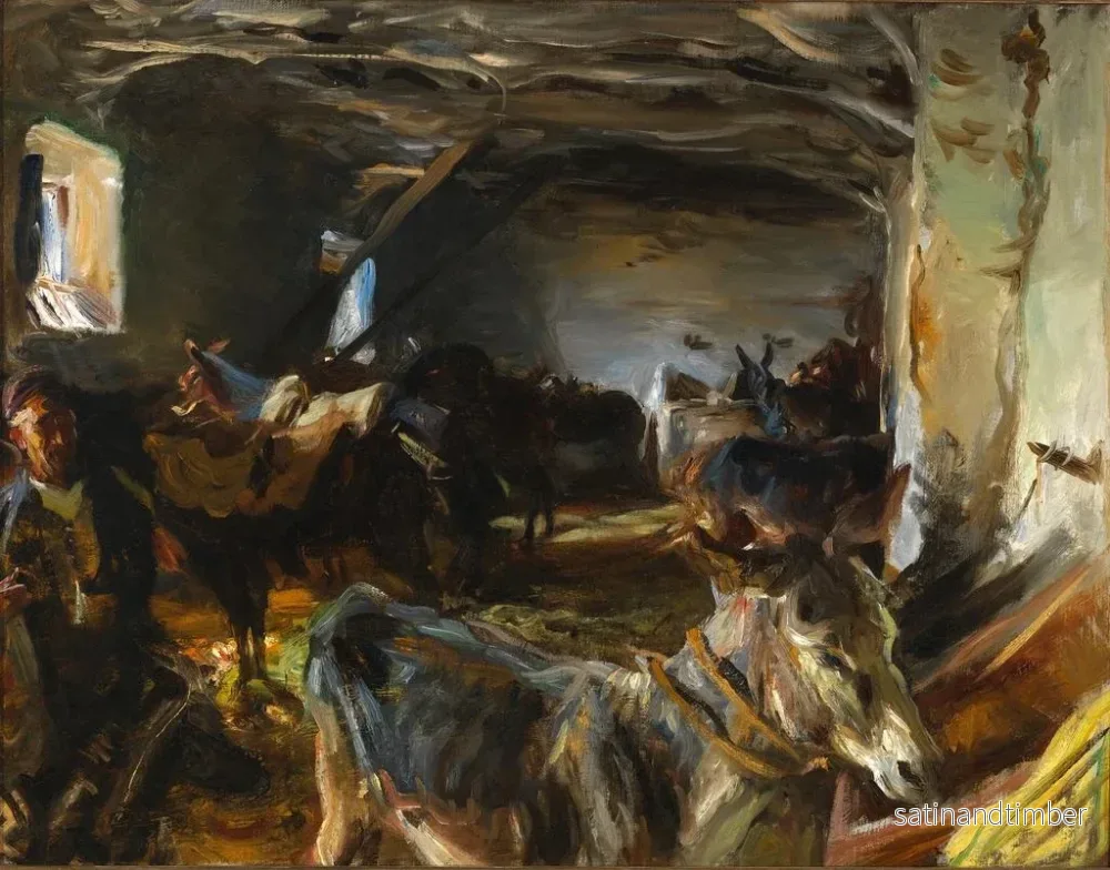 Reproduktion av målningen Étable à Cuenca - John Singer Sargent - Bild 2