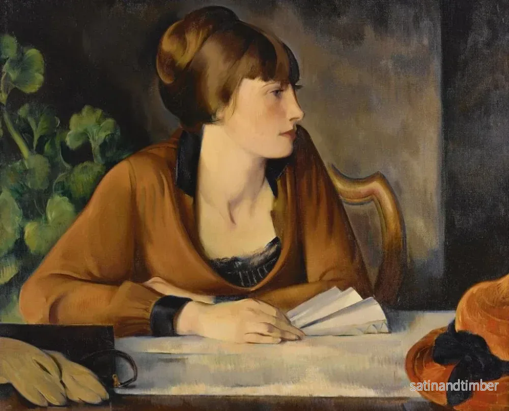 Reproduktion av målningen Portrait de Mary Johnson - John Theodore Johnson - Bild 2