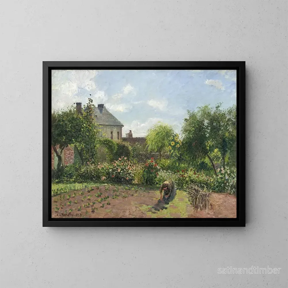 Reproduktion av målningen Le jardin de l’artiste à Eragny – Camille Pissarro Reproduktion av målningen Le jardin de l’artiste à Eragny – Camille Pissarro