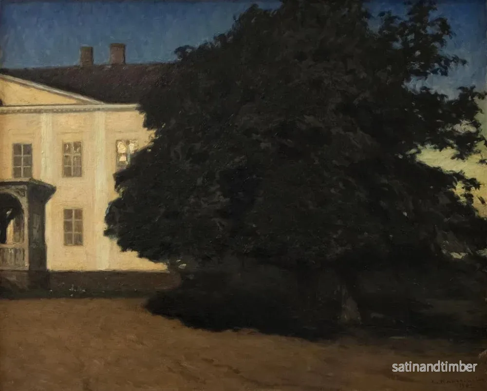 Reproduktion av målningen Le Manoir - Gottfrid Kallstenius - Bild 2