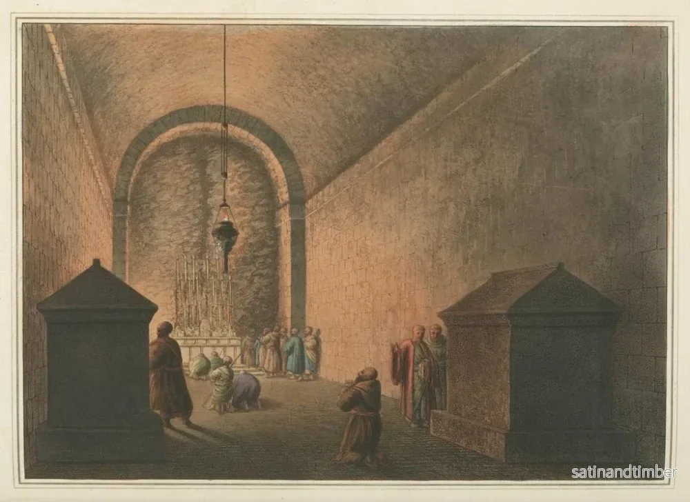 Reproduktion av målningen av Chapelle du Mont-Calvaire - Luigi Mayer - Bild 2